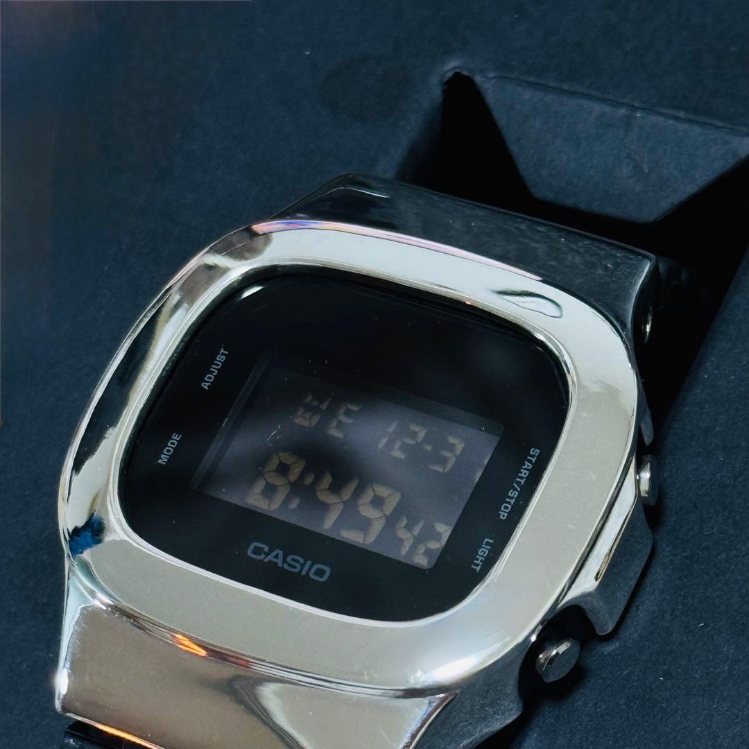 CASIO G-SHOCK DW-5600シルバー925 ベゼル　damue