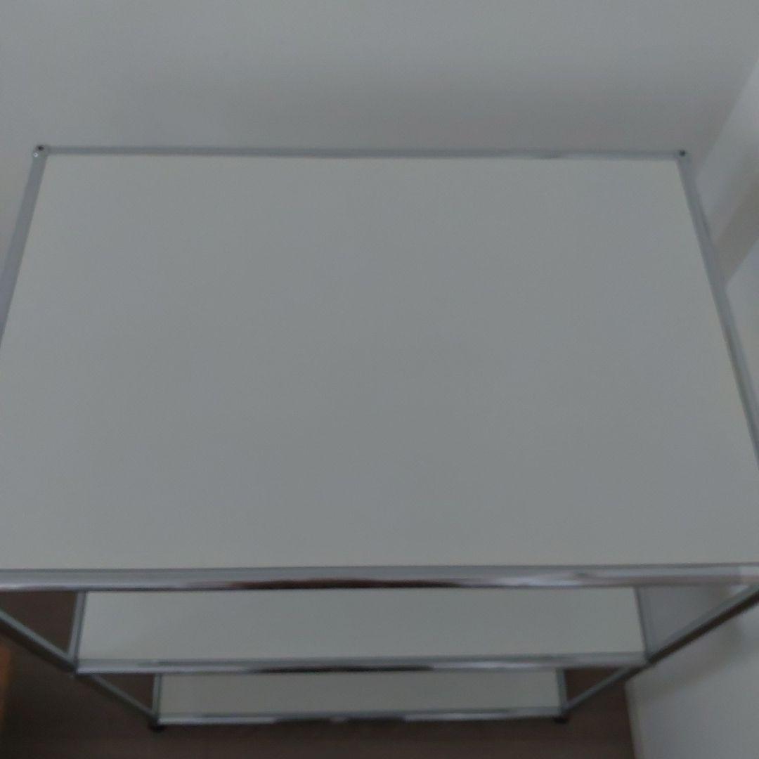 USM Haller ハラーシステム 2段シェルフ ホワイト キャビネット