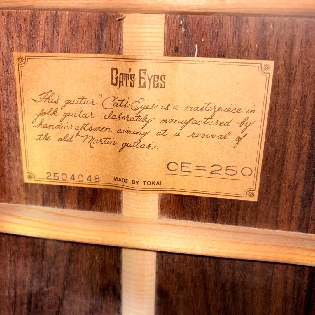 東海楽器 Cat'sEyes CE-250 アコギ　ジャパンビンテージ　日本製