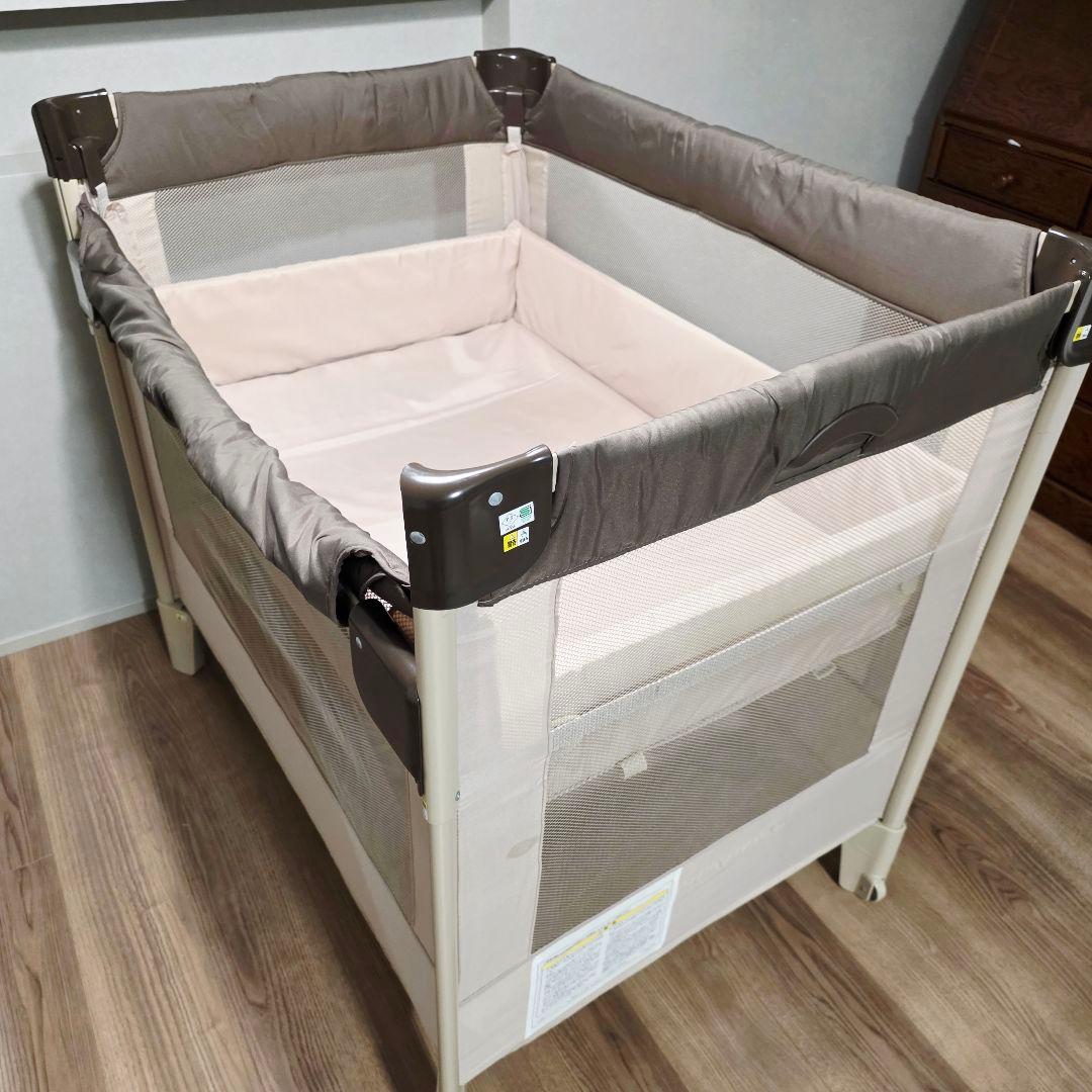 Apricaアップリカ ココネルエアー ベビーベッド ココア