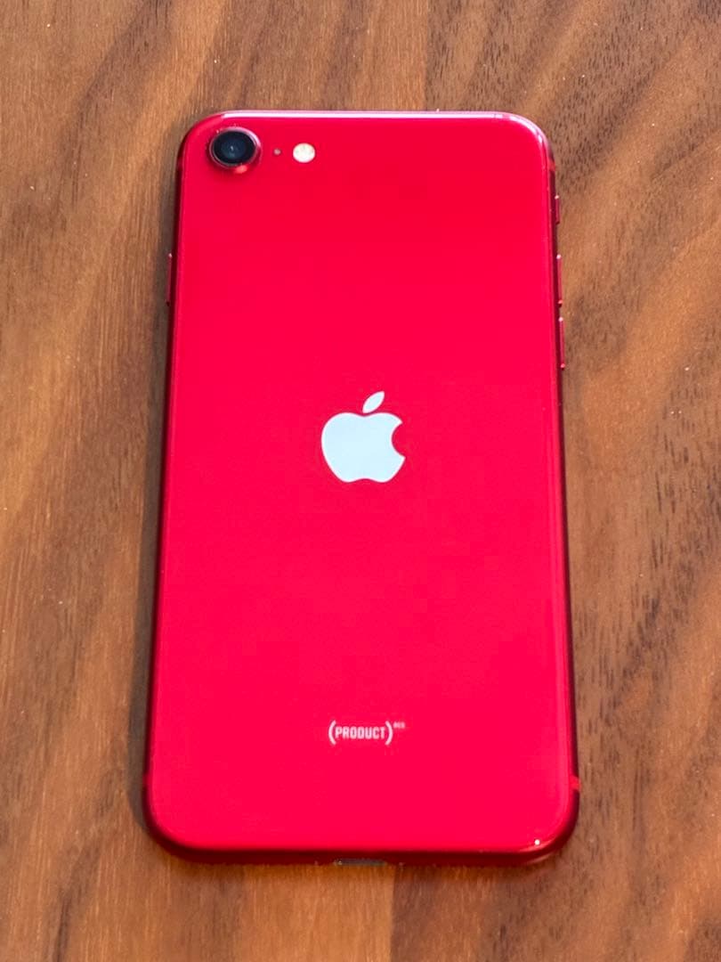 【美品】iPhone SE2 64GB SIMフリー 赤