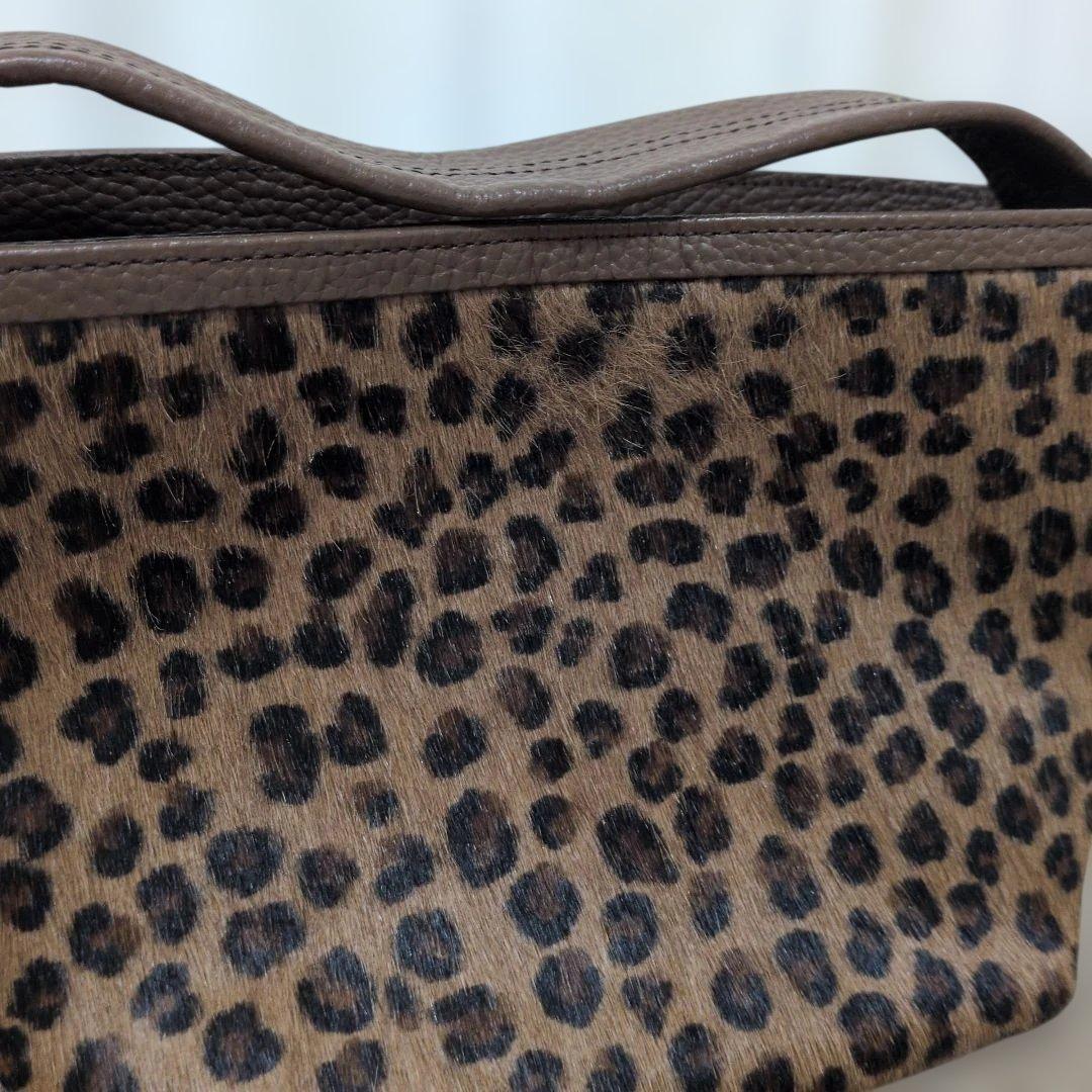 ch!iiibag 　ヘアハイドバスケット　レオパード柄