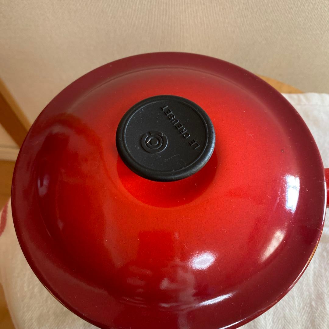 LE CREUSET 赤 片手鍋