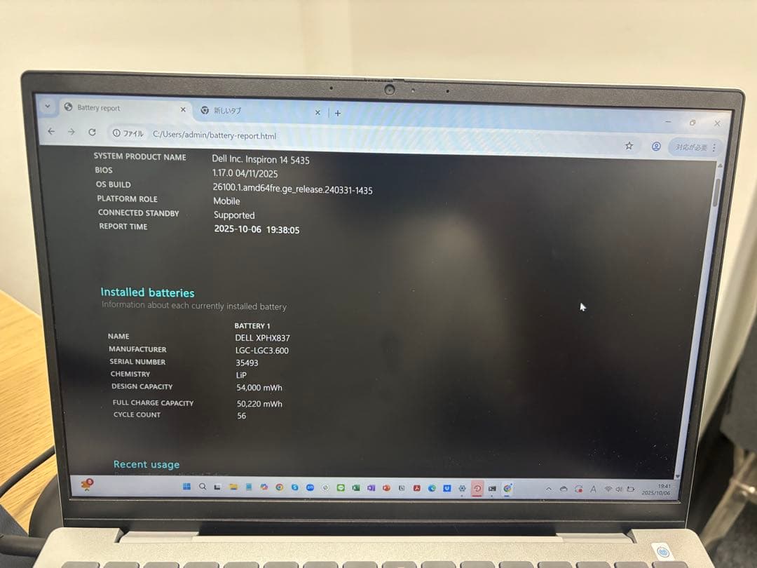 【極美品】Dell Inspiron 14 5435ノートPC