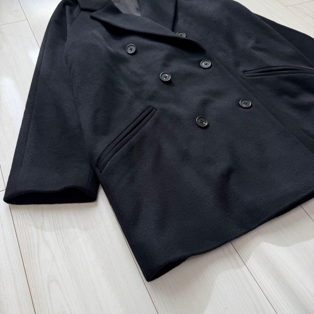 美品✨ドゥーズィエムクラス　Short Double コート カシミヤ　ブラック