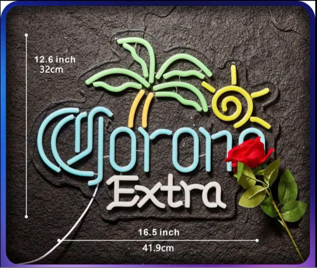 Corona コロナビール LED 看板 メキシカン ダイナー 酒 BAR