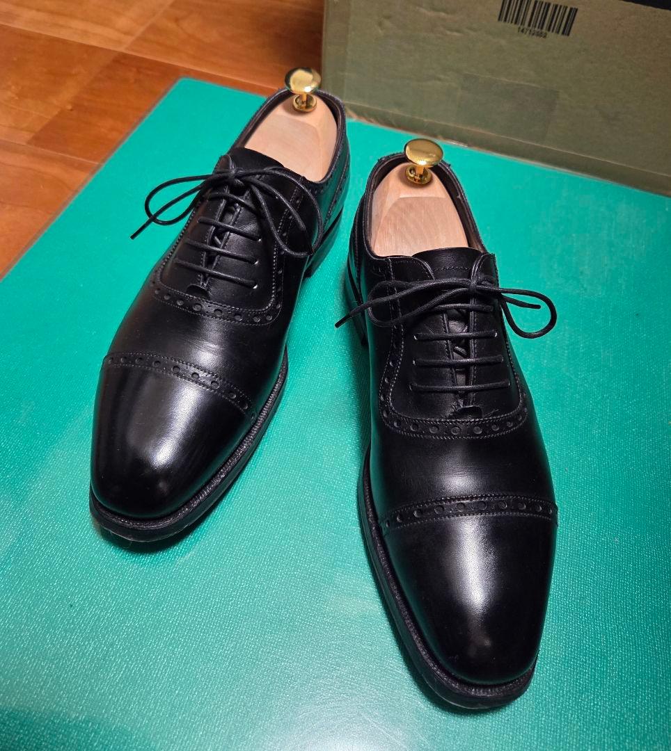 GRENSON グレンソン　クオーターブローグ　ブラック　6.5