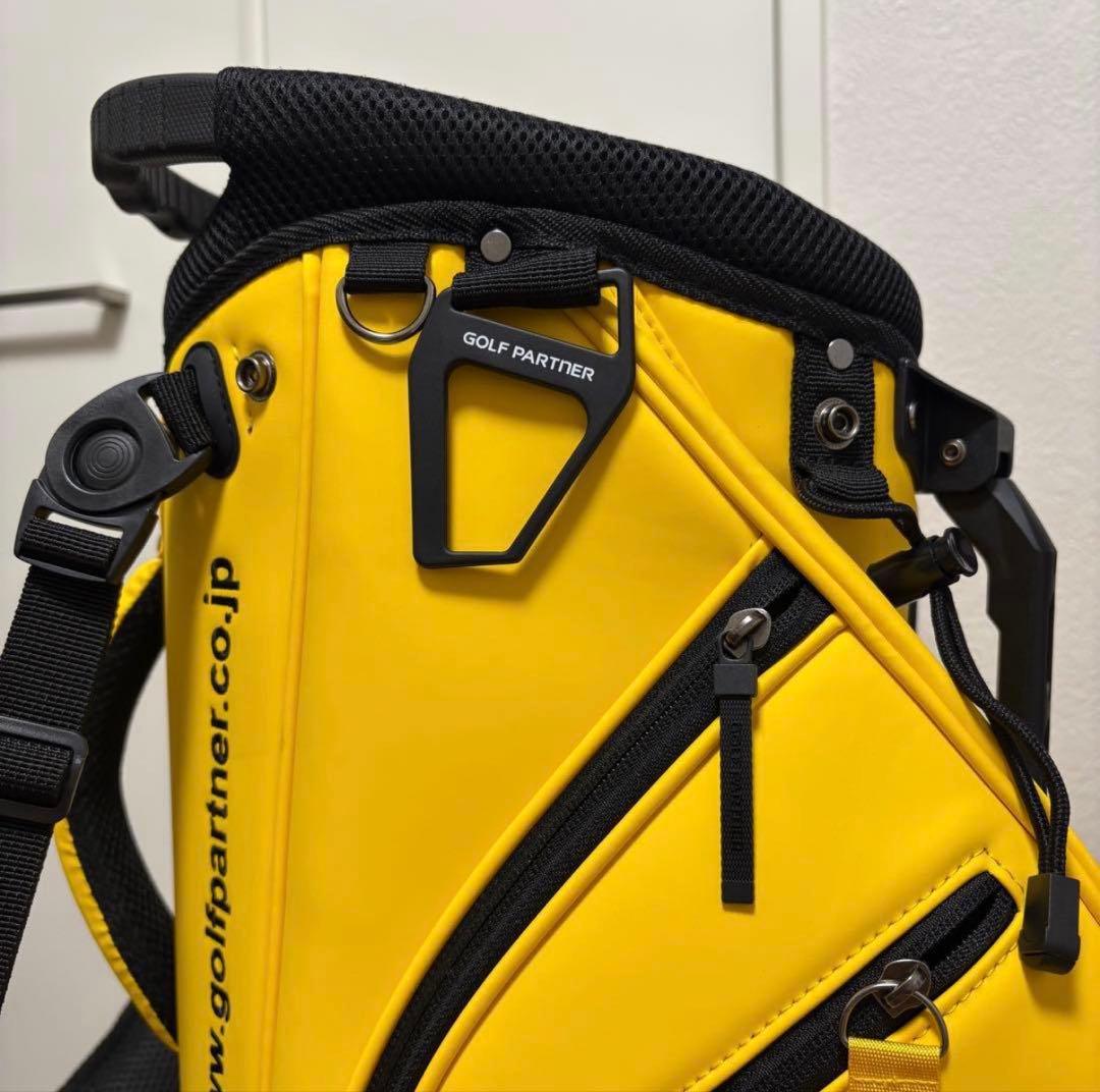 新品未使用品 GOLF PARTNER NEXGEN イエローキャディバッグ