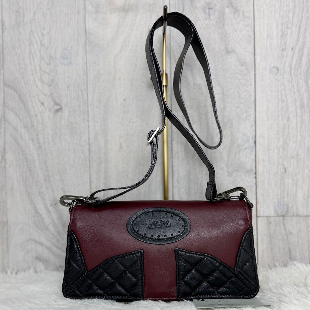 希少♡Jean-Paul GAULTIER ゴルチエ ロゴ ショルダーバッグ