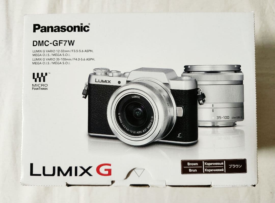 PanasonicLUMIX DMC-GF7Wブラウン パンケーキレンズつき