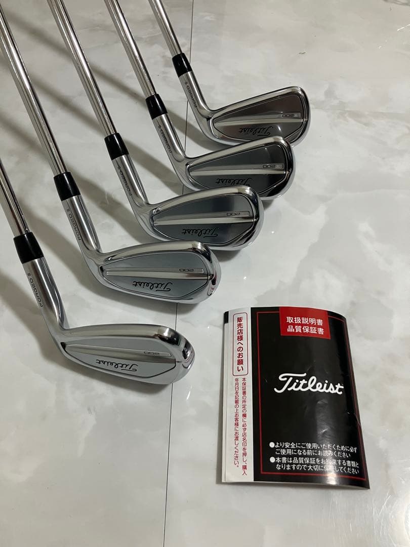 保証書付き 2023 Titleistタイトリスト T200 アイアンセット