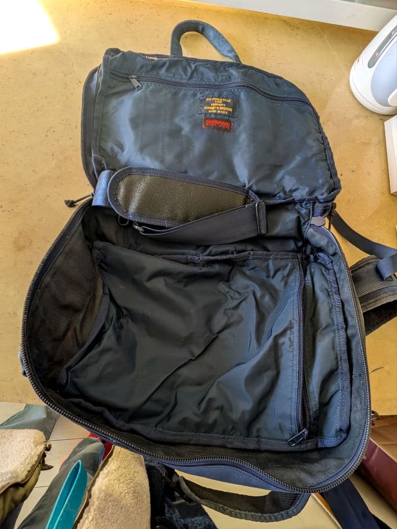 BRIEFING＆BEAMS 3wayAIR FORCE BLUE LINE