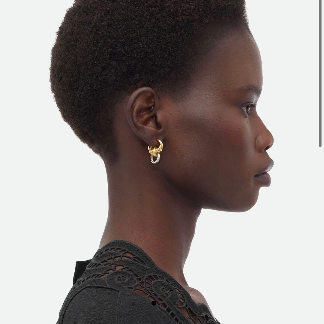 bottega veneta ノットピアス Ag925