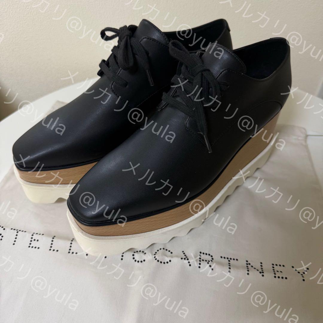 新品未使用 エリス 36 1/2 STELLAMcCARTNEY 黒