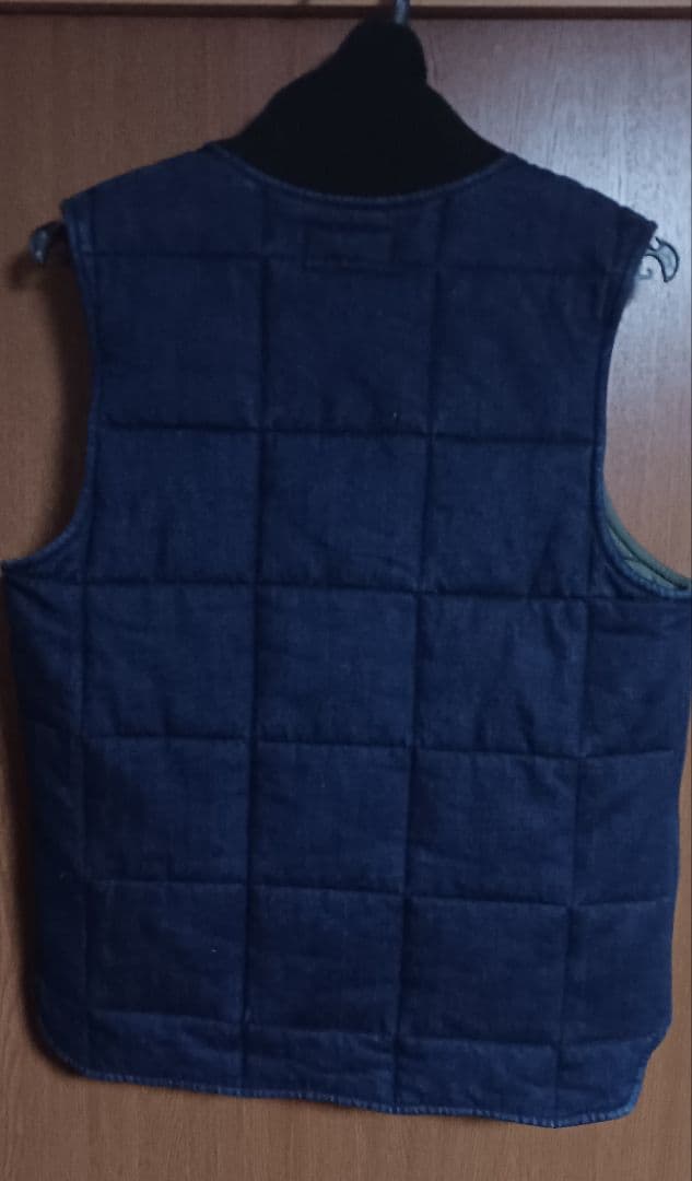 RRL インディゴ キルティングベスト XS