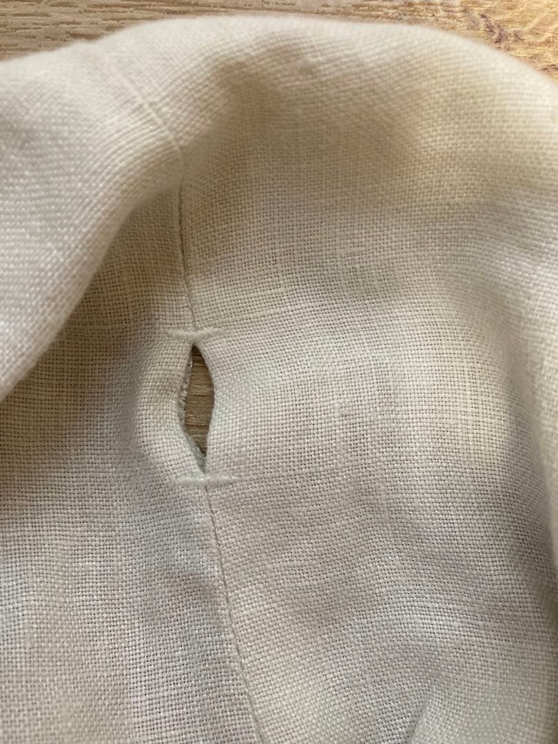 [新品]  Eddie Bauer エプロン　リネン100%　生成