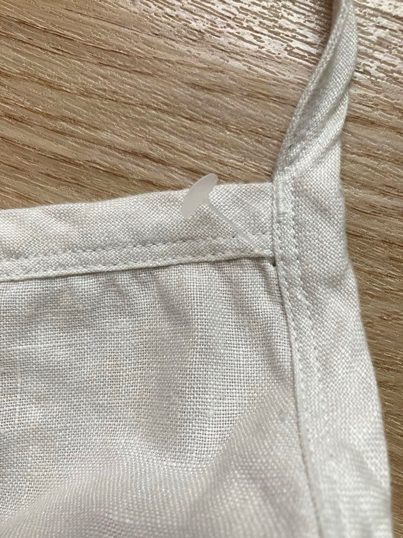 [新品]  Eddie Bauer エプロン　リネン100%　生成