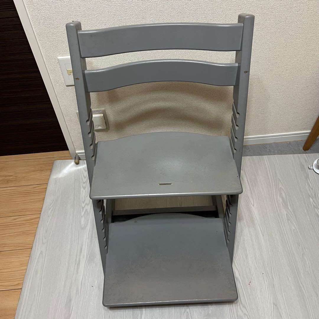 ①ストッケ トリップトラップ　グレー　シリアル4