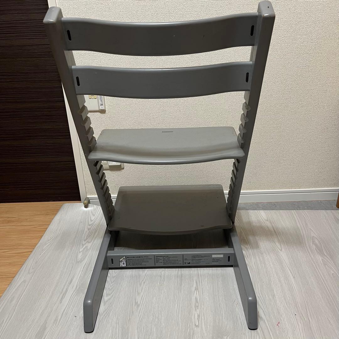 ①ストッケ トリップトラップ　グレー　シリアル4