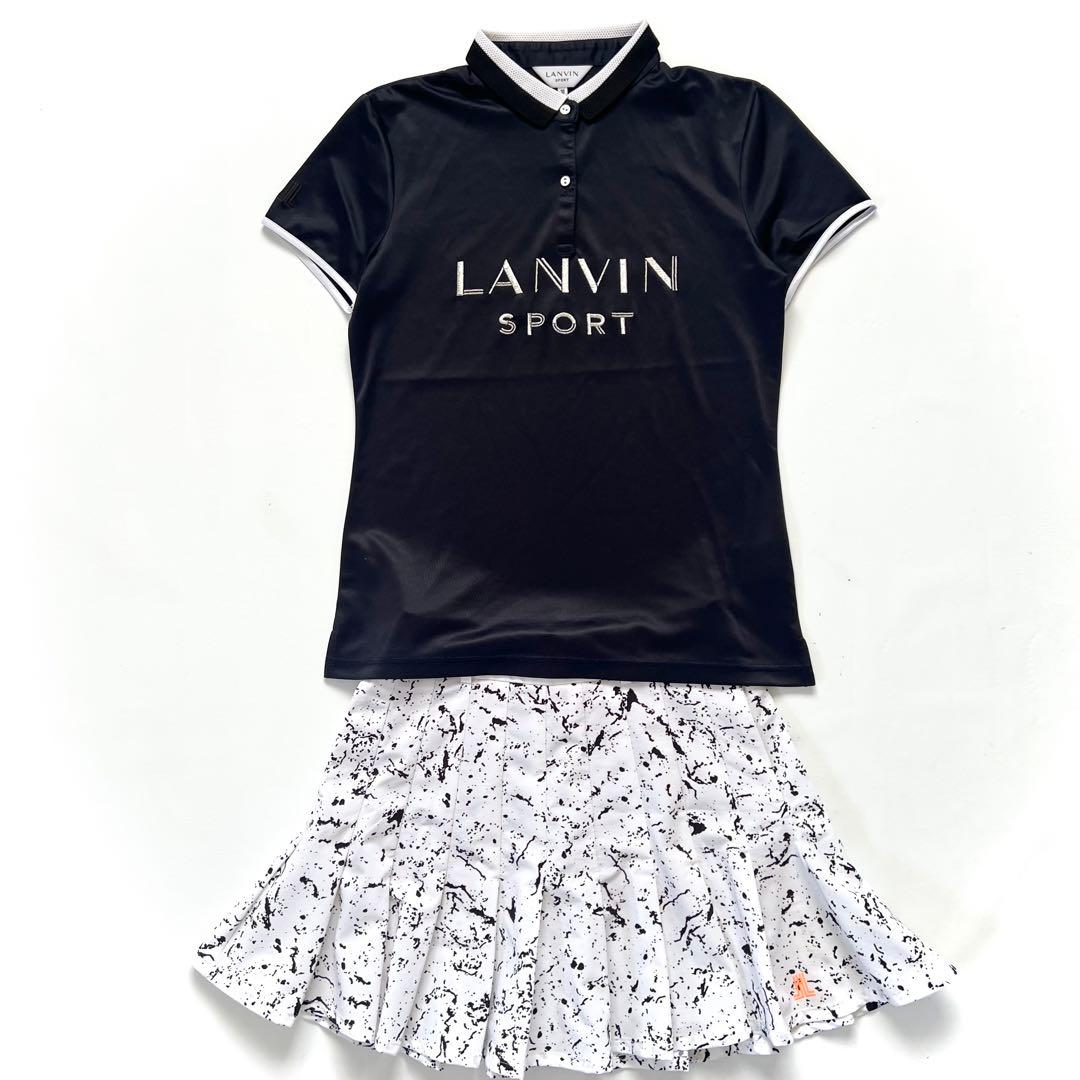LANVIN SPORT ランバンスポール　上下　ポロシャツ　プリーツスカート