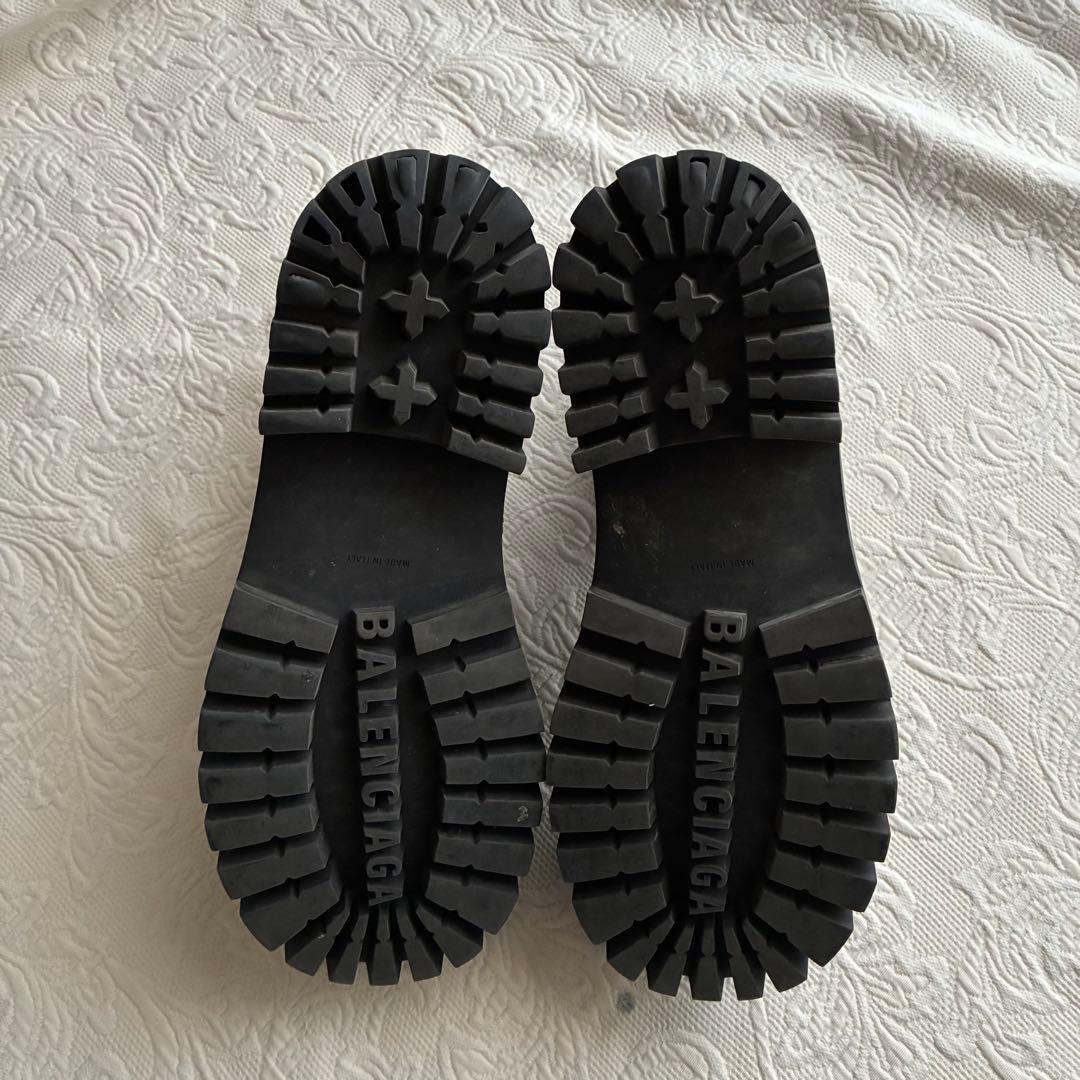 靴 Eyy Balenciaga Strike Lace-up Boots