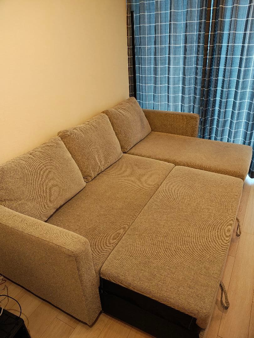 ★ここ★ニトリ L字型ソファベッド 収納付き
