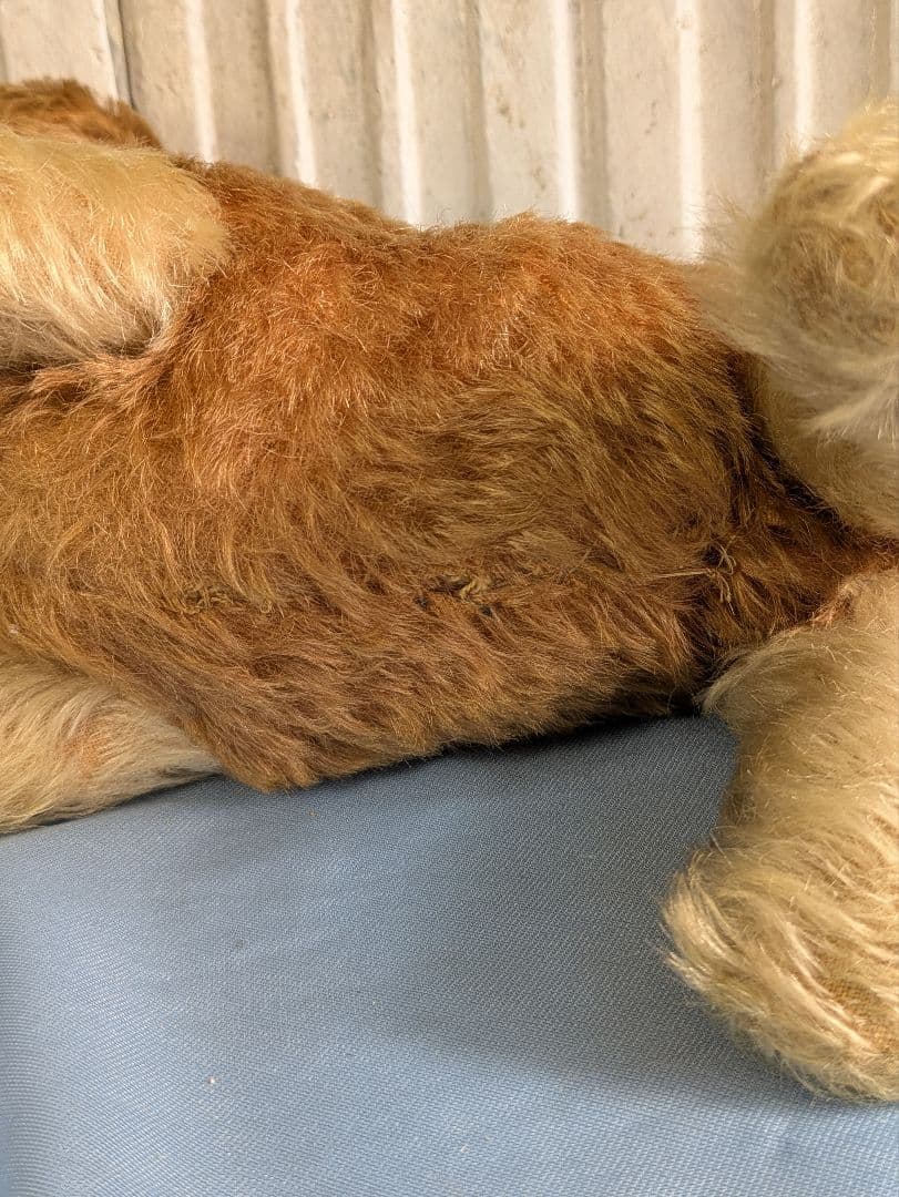 アンティーク ドイツ製 犬 ぬいぐるみ 横幅３０cm