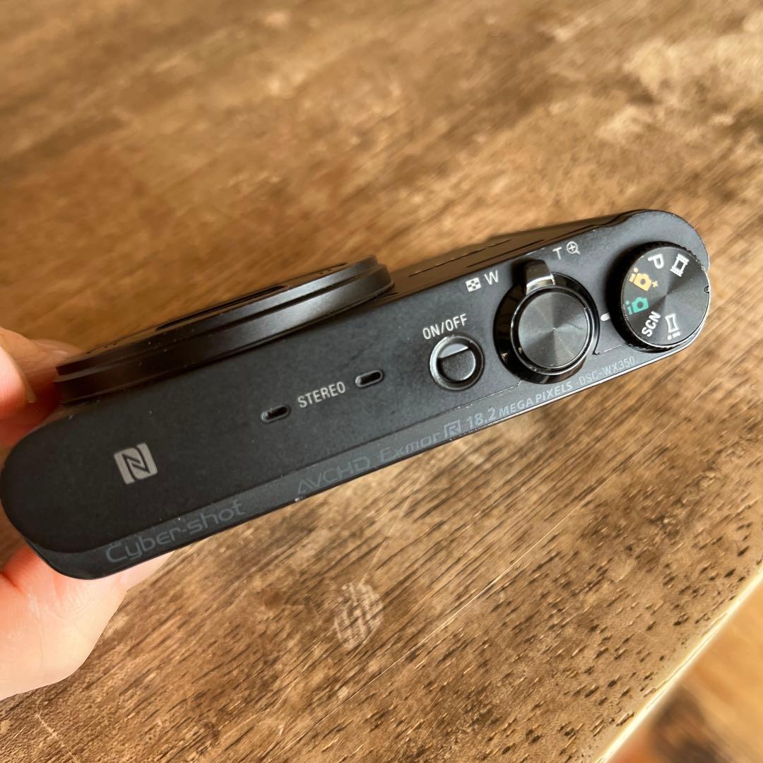 SONYデジタルカメラ コンデジDSC-WX350 ブラック