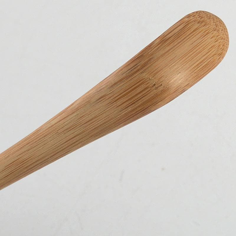 茶道具　吉田宗仙作　茶杓　銘庵の友　紫野　小林太玄書付　共筒共箱　V　9415