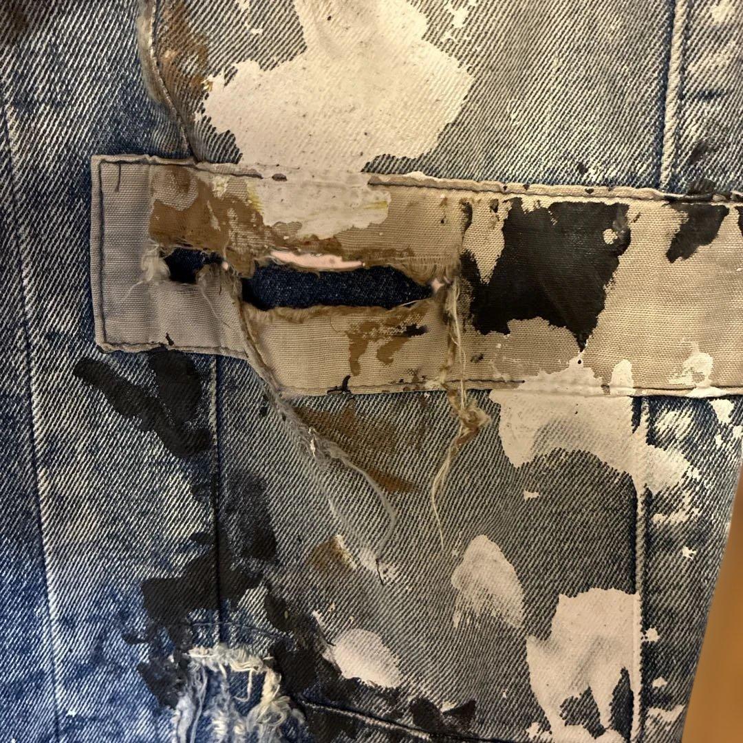 glamb アンプラグドアトリエワイドデニム S ブルー　ワイドデニム