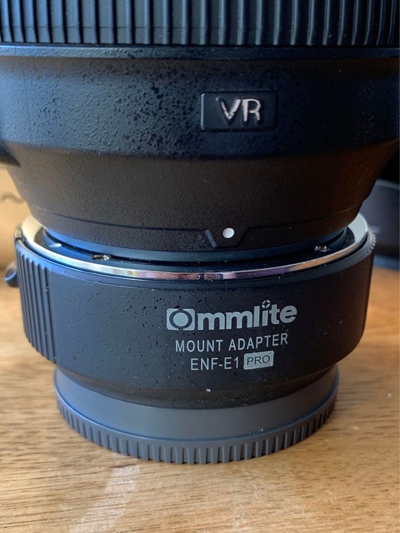 ニコン 24-120mm f/4 ＋ Commlite ソニー用 AFアダプター