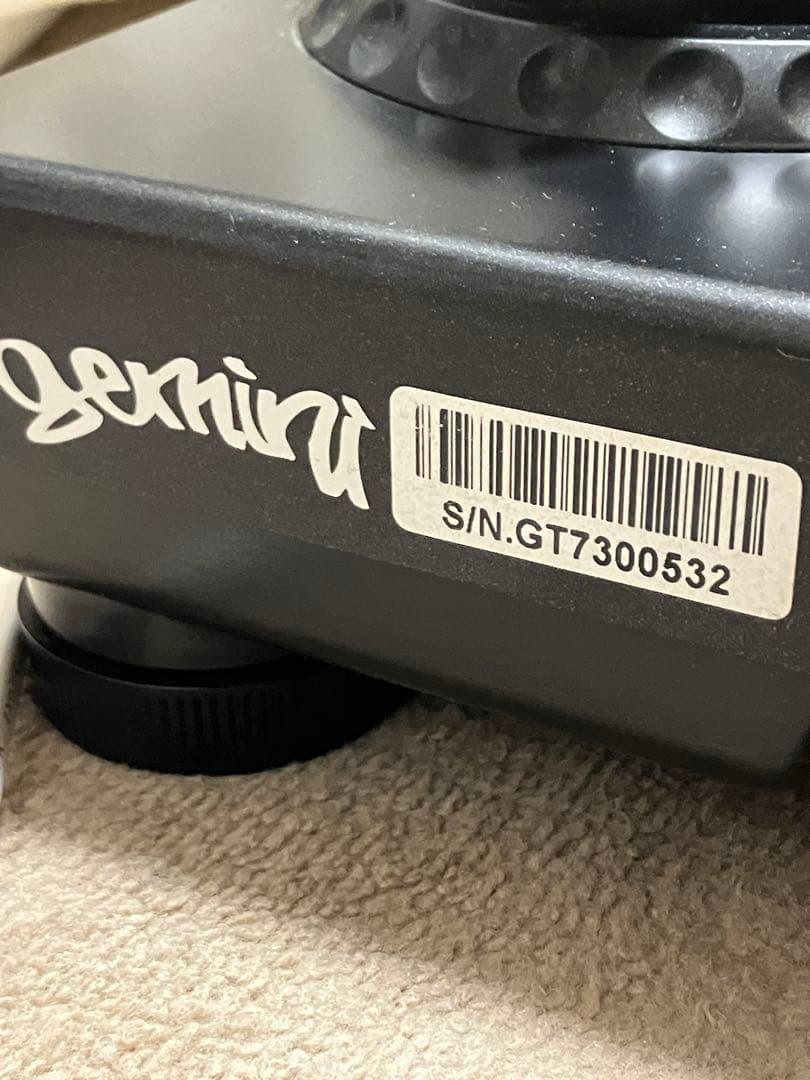 ジェミニ　gemini TT02 ターンテーブル ２つ