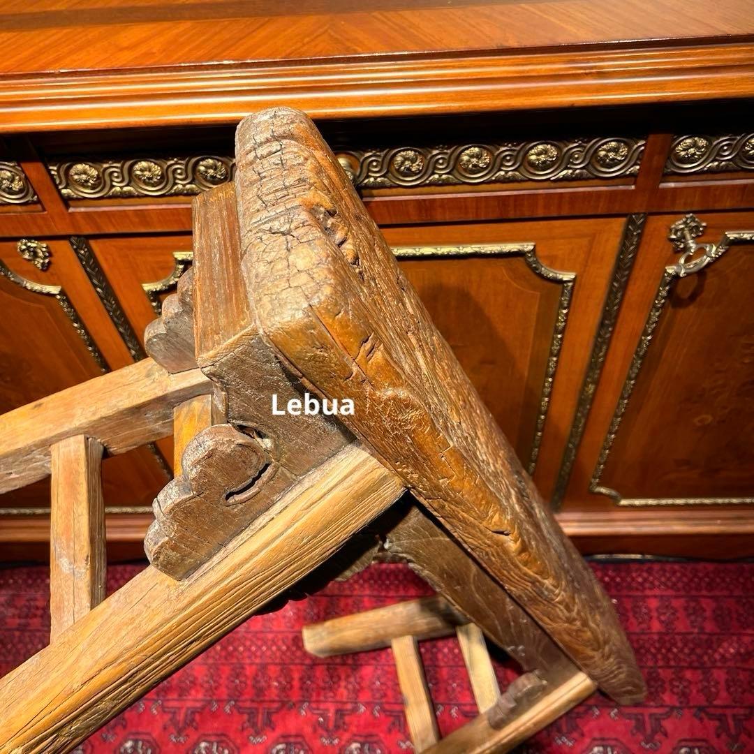 Antique ロングチェア赤　中国　 清時代　AsiaWeek