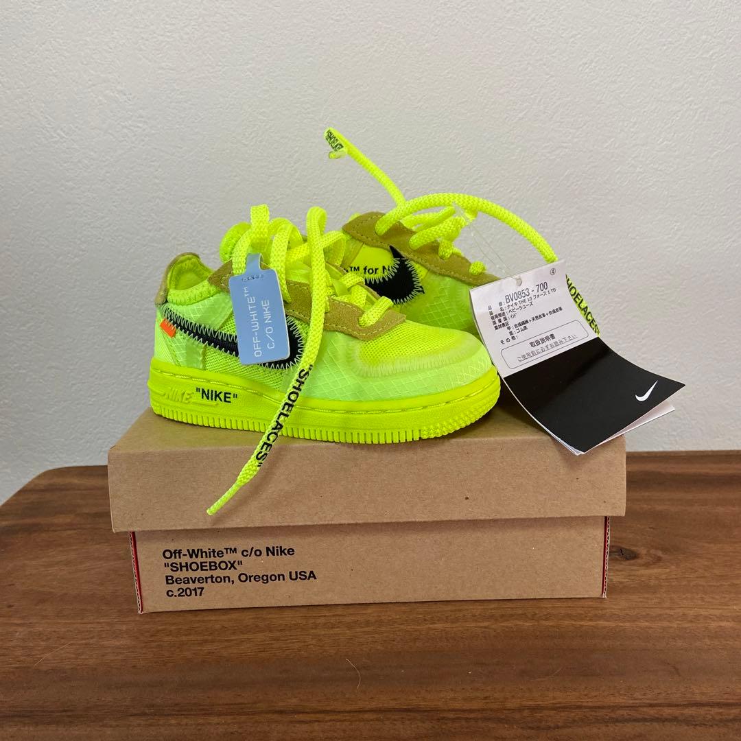 Nike TD Air Force 1 Low \"Volt\" ナイキ　ベビー用