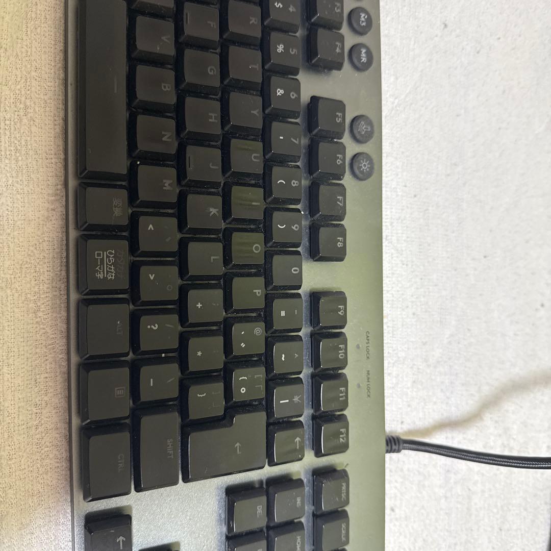 Logicool G813 有線テンキーあり 印字ハゲあり