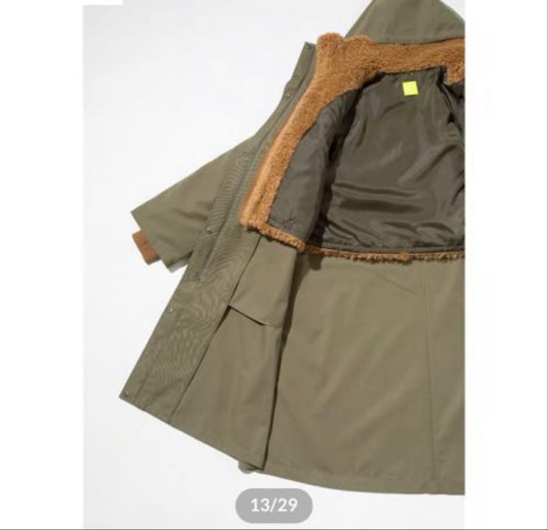 wcj 【撥水】エコファーライナー付きコート