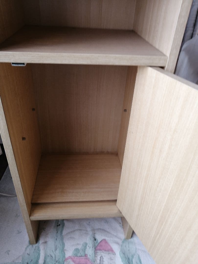 Ｗ最終値下‼️美品‼️ナチュラルウッド収納キャビネット　サイドチェスト　テレビ台