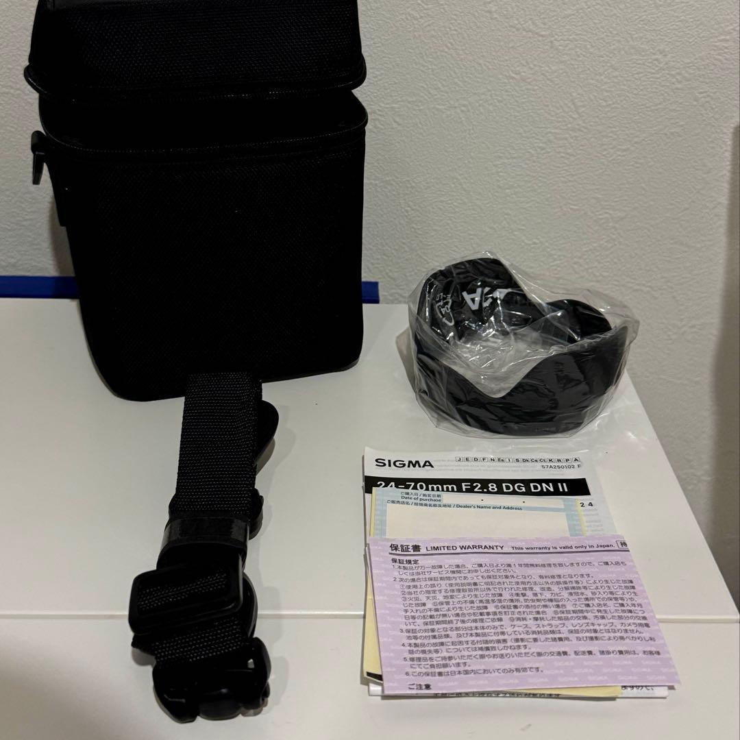 SIGMA ART 24–70mm F2.8 DG DN II ソニーＥマンウト