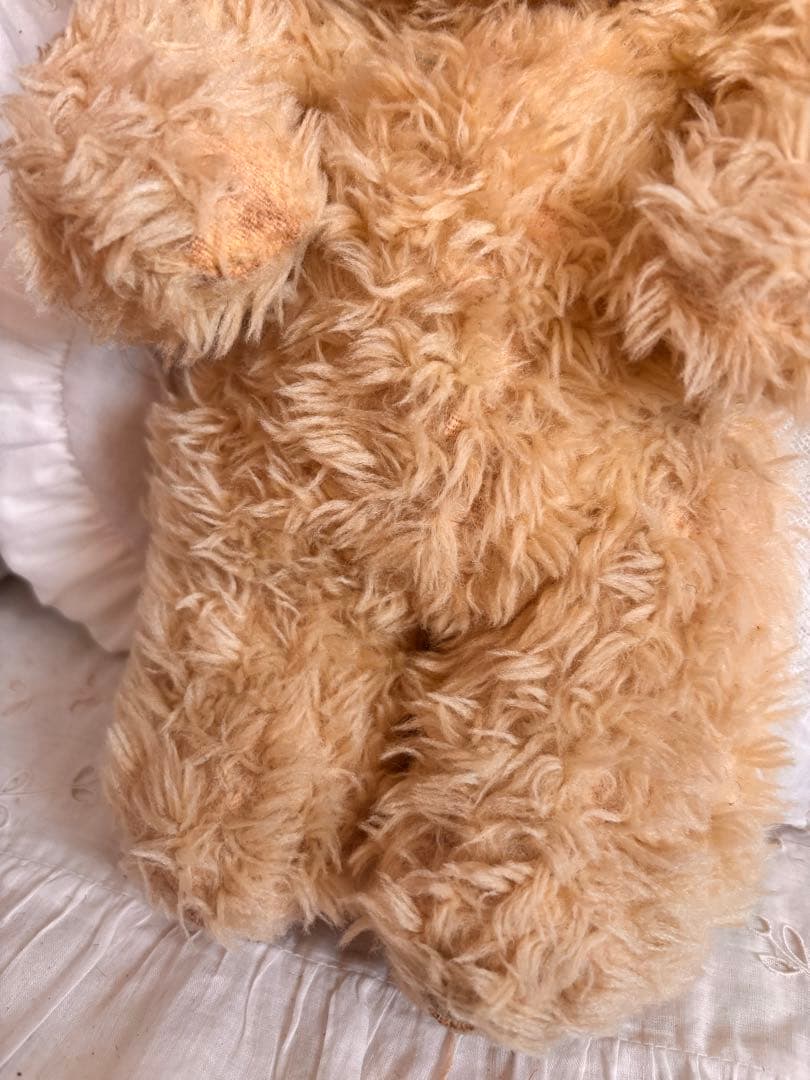 週末迄❤️ 謎の可愛い子　ポンチ目　アンティークベア　ヴィンテージ