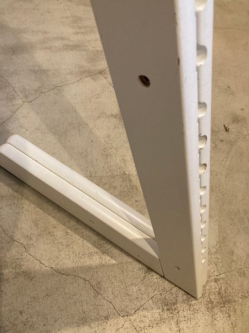 ストッケ　トリップトラップ　ホワイト　ベビーセット付　S/N4