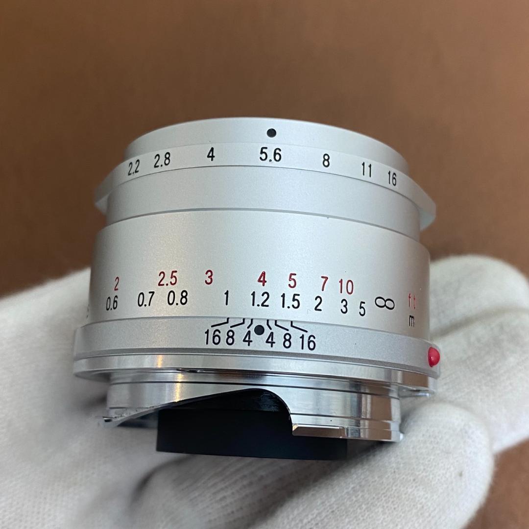 COLOR-SKOPAR 50mm F2.2 VM Silver 保証付き