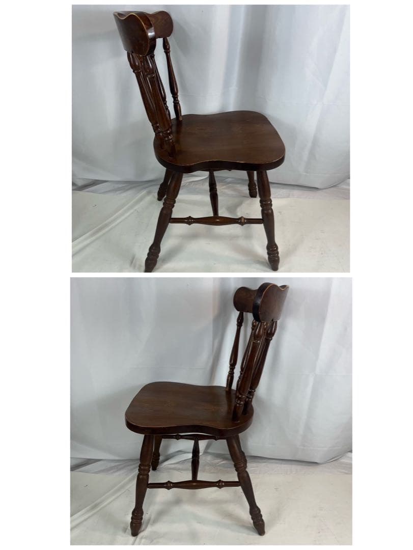 【良品】 柏木工 KASHIWA ウィンザーチェア ダイニングチェア ②