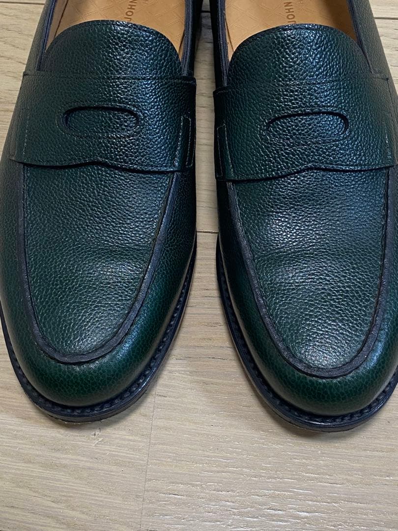 ジョンロブ ロペス ダークグリーン ローファー　7E 日本限定カラー