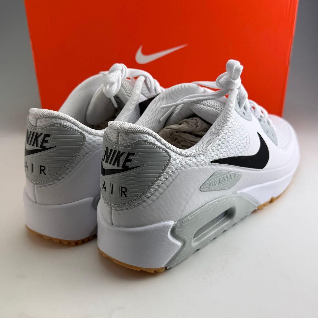 27cm ナイキ エアマックス90 G \"ホワイト/ブラック\" ゴルフシューズ