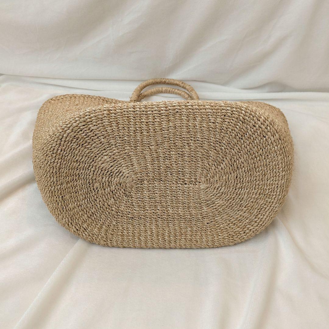 美品　agnès b.VOYAGE　アニエスベー　スカーフ　かごバッグ　天然素材