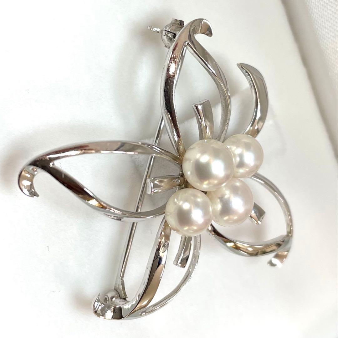 TASAKI パールブローチ　あこや真珠　入学式　卒業式　タサキ　コサージュ