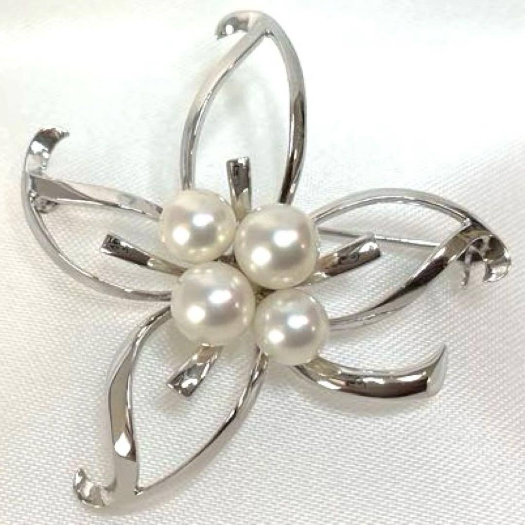 TASAKI パールブローチ　あこや真珠　入学式　卒業式　タサキ　コサージュ