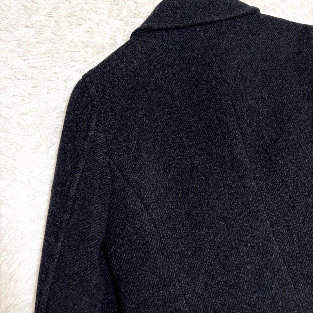 ✨極美品✨ マーガレットハウエル カシミヤ ピーコート 2 ブラック 定番品 黒