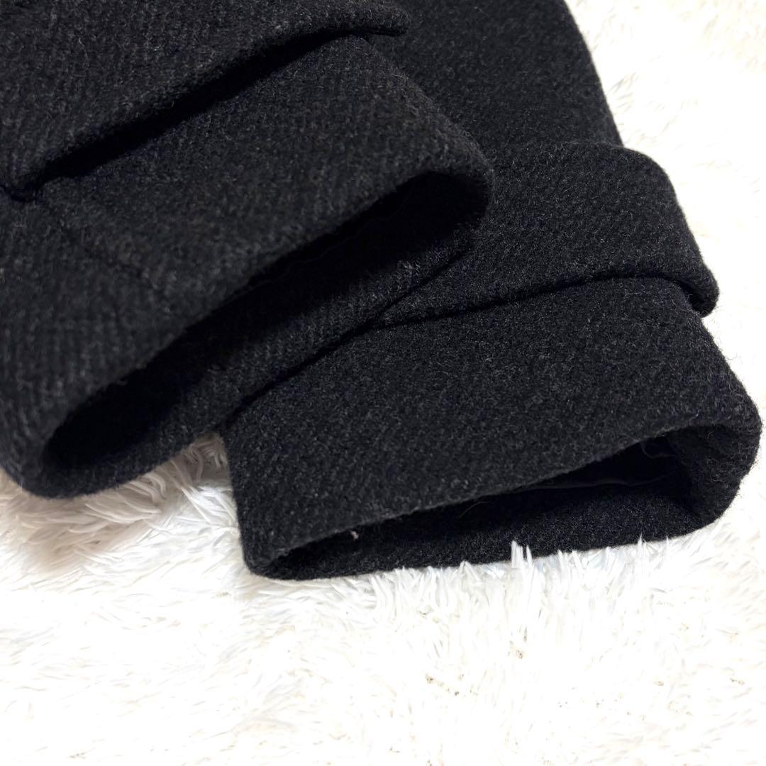 ✨極美品✨ マーガレットハウエル カシミヤ ピーコート 2 ブラック 定番品 黒