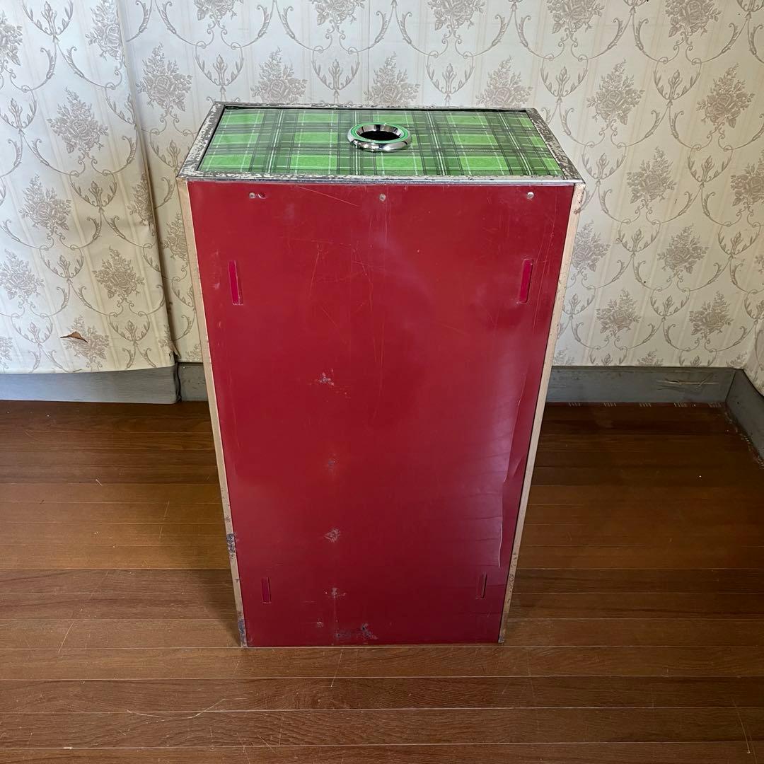 【アンティーク】① 昭和レトロ レトロポップ ブリキ 衣装ケース 収納ボックス